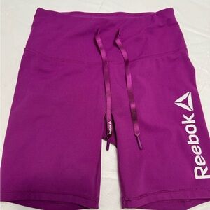 Reebok XS Women's Soft Purple Bike Shorts